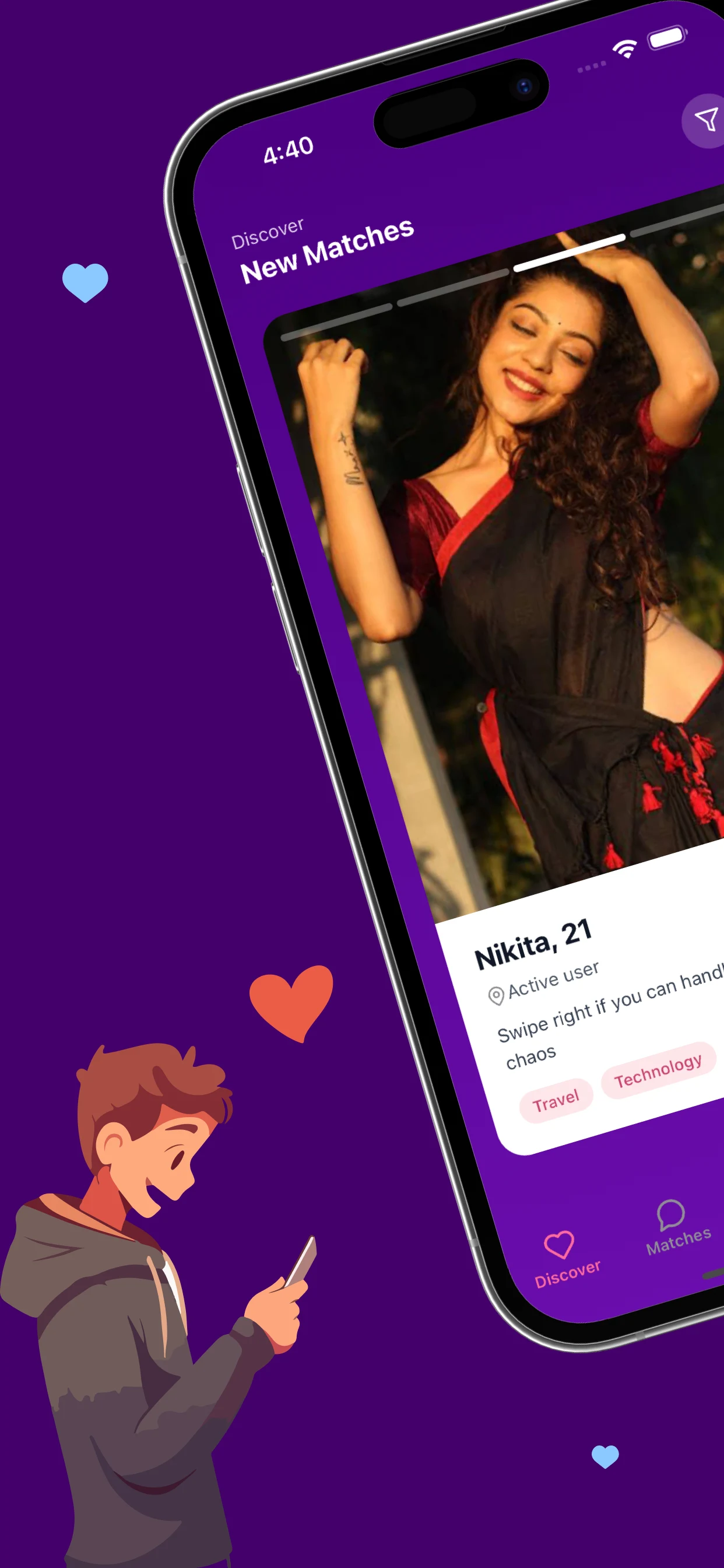 HeartMesh – Dating & AI Match screenshot